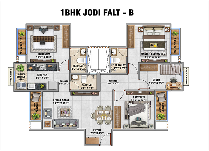 House Of Swamiraj Master Layout Plan